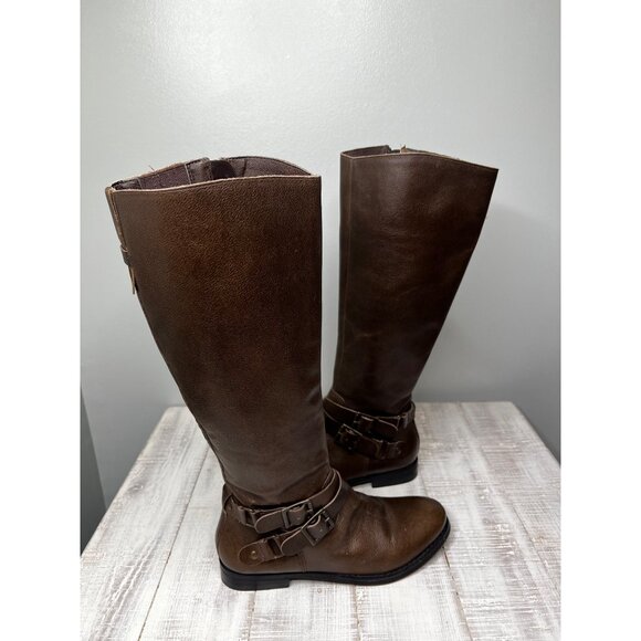 Matisse Womens Britain Brown Leather Knee-High Boots Size 7M - Picture 2 of 15